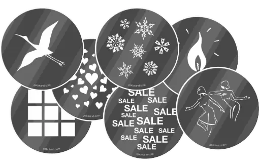 Full Color Custom Glass Gobos and High-Definition Logo Projection Slides